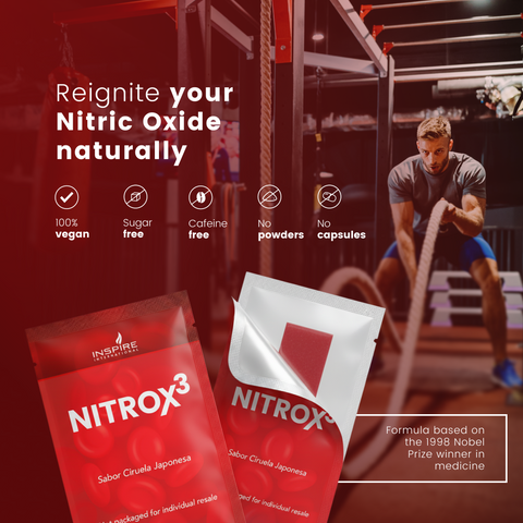 Nitrox 3 -  Arginine + Vitamin B1 and B12 - Nitric Oxide Booster