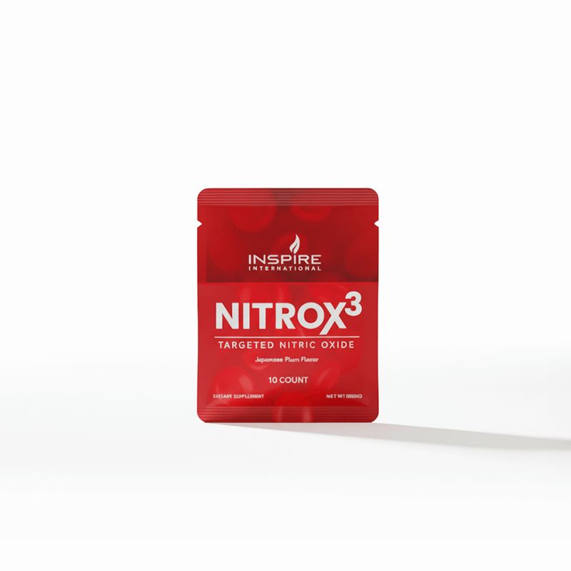 Nitrox3 | Boost de Óxido Nítrico - Arginina + Vitaminas B1 y B12 | Certificado por la NSF - Sin cafeína - Sin azúcar - 100% vegano