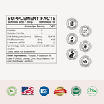 Nitrox3 | Boost de Óxido Nítrico - Arginina + Vitaminas B1 y B12 | Certificado por la NSF - Sin cafeína - Sin azúcar - 100% vegano