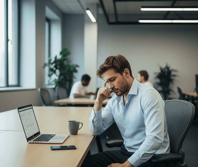 When you feel tired,
it's like you are carrying a
weight on your shoulders.